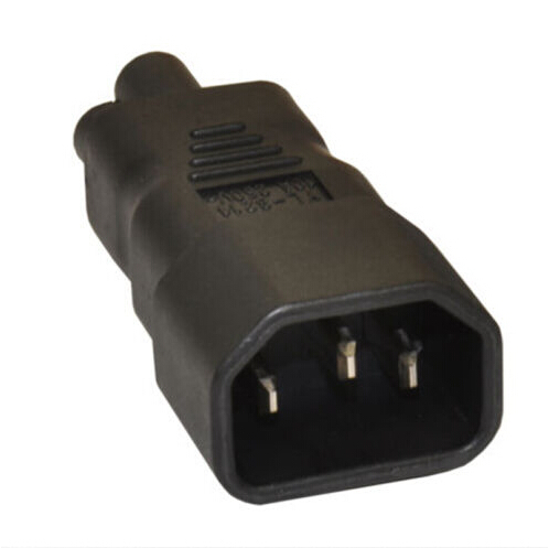  Top quality 1 PCS IEC 320 C14 to C5 Adapter C5 to C14 AC Adapter