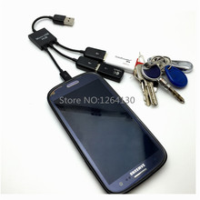 NEW USB 2 0 2 Port HUB with Micro USB Cable Charge for Samsung Galaxy S3