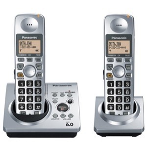 KX TG1031s Dect 6 0G Cordless Phone 2 Handsets Digital Wireless Telephone Recording Answering Machine Home