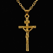 KUNIU 2015 Hot Men Necklace Wholesale Free Shipping 18K Gold Necklace Top Quality Necklace & Cross pendant Cool Men’s Jewlery