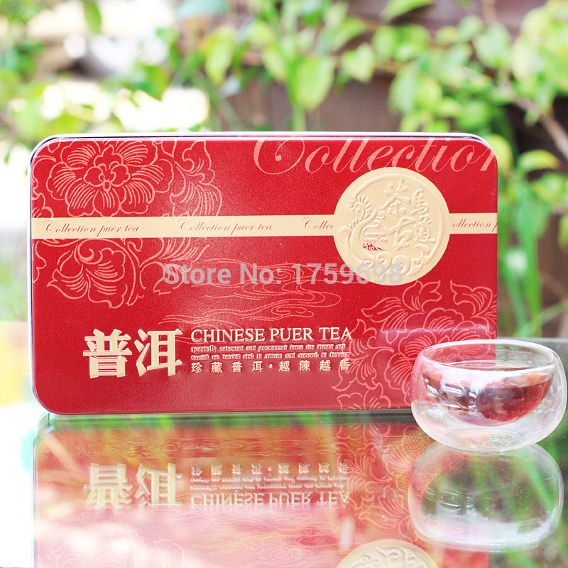 Hot Sale Black tea Flavor Ripe Pu er tea The highest quality Chinese Mini Pu er