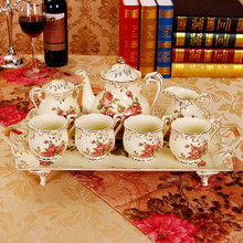British Ceramic Coffee Set Continental idyllic afternoon tea and coffee cups of black tea a wedding