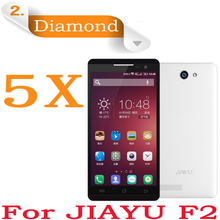 5 0 inch Diamond Flashing Smart Phone JIAYU F2 Protective Guard Cover Film 5pcs High Quality