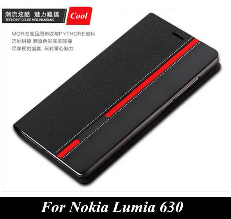 Luxury wallet bag stand Mixed colors Top PYTHORE Leather case For Nokia Lumia 630 635 fashion