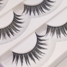 5 Pairs Thick Soft Cross Fake Eye Lash Party Makeup Extension False Eyelashes fashion fake eyelashes