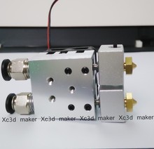 3d printer double extruder mk8 e3d v6 0.2mm/0.3mm/0.4mm nozzle kit reprap prusa i3 impressora 3d delta kosse Generall xc3d maker