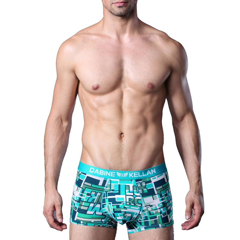 Hot Sell Fashion Design low waist 2015 Dbinekellan Sexy Men s silk ice Boxer Shorts Pants
