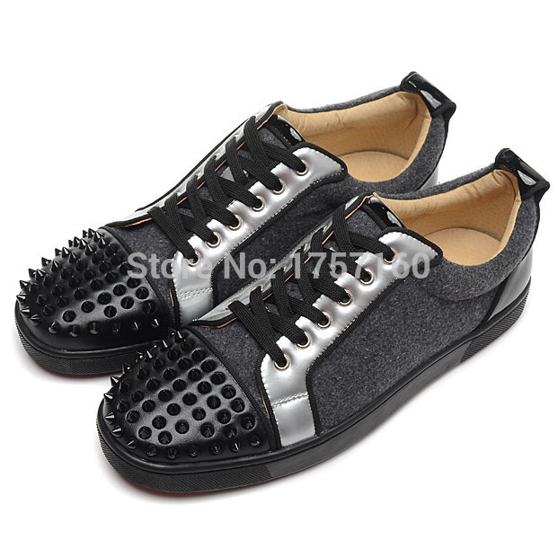 flat red bottom shoes