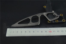 Top sale Boker hunting knife 5Cr15 56HRC coating titanium ABS case fixed blade tactical camp knives