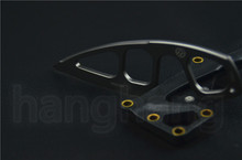 Top sale Boker hunting knife 5Cr15 56HRC coating titanium ABS case fixed blade tactical camp knives
