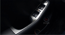 For Volkswagen vw Jetta MK6 trim Car stainless steel armrest panel cover decoration trim auto parts 4pcs per set