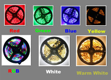 Free shipping High quality non waterproof 5M SMD RGB 3528 LEDstrip 300 LEDS rollt 24key remote