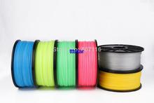 Fluorescent color 3D printer filaments PLA 1.75mm