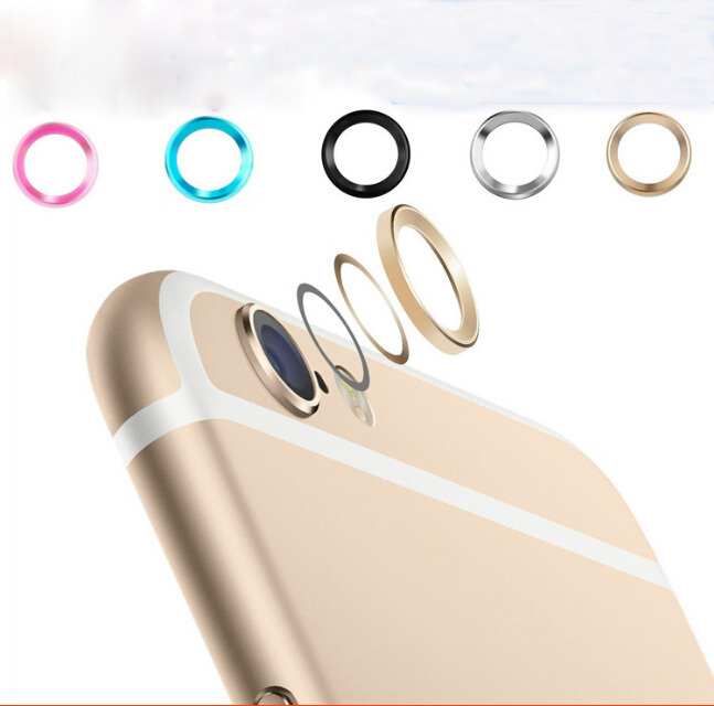 New Jewelry Rear Camera Glass metal lens protector Hoop Ring Guard Circle Case Cover for iPhone