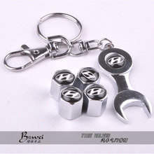 Free shipping automotive wheel and tire valve cap and keychain mini wrench modern (4 / bag)
