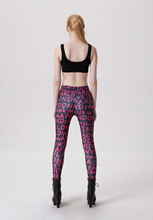 2014 new digital printing of wholesale and retail English letters exercise Leggings SLgs9068