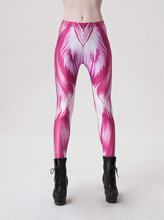 2014 new digital printing in wholesale and retail of red muscle exercise Leggings SLgs9063