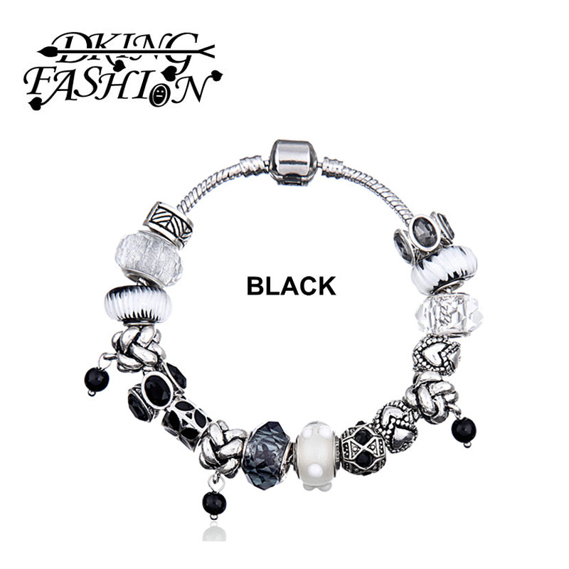 2015 new fashion wholesale jewelry European Charms Beads Fits Pandora Style Bracelets for women with a