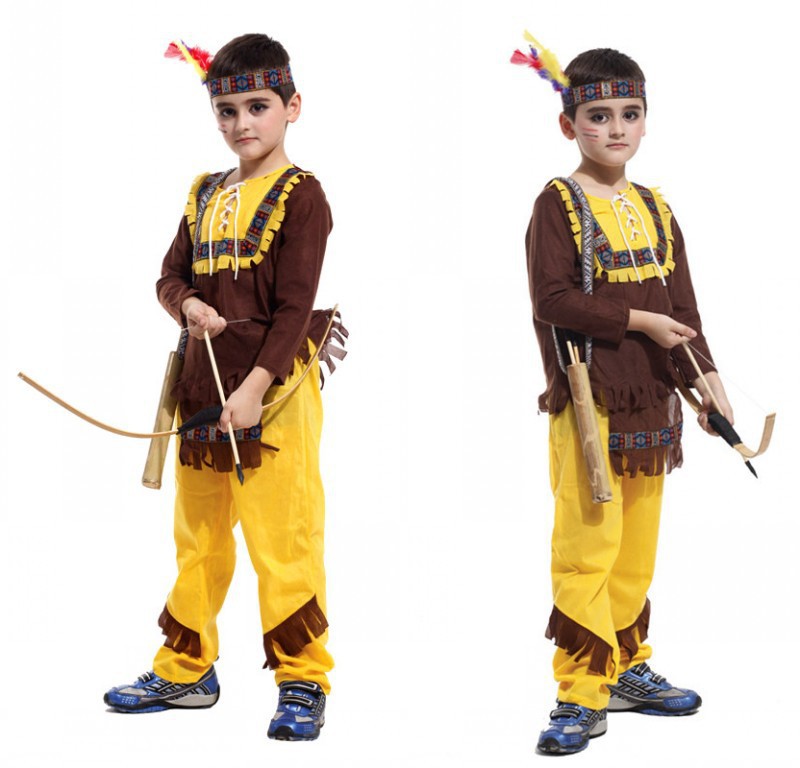 American indian boy toddler costume