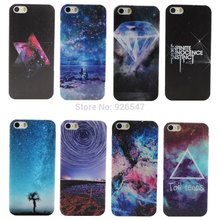 Wholesale Promotion space universe Design Hard Plastic Back Phone Case Cover For Apple iPhone 5 5S