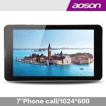 New aoson MTK8312 Dual Core 7 inch Tablet PC Built in 3G Phone Call Tablet GPS Bluetooth