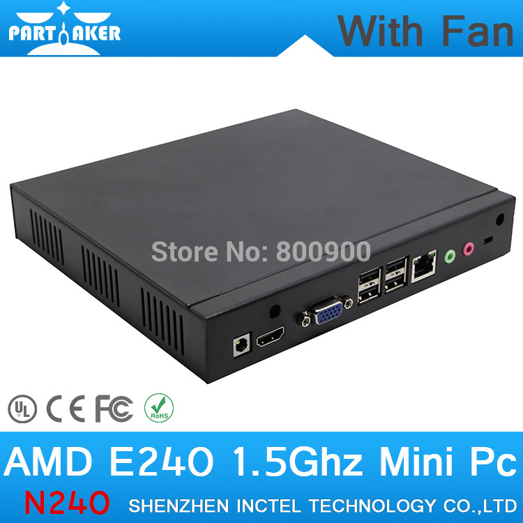 New mini pcs with RJ45 Network port audio input output 2G RAM 16G SSD