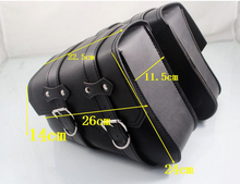 Free shipping motorcycle conversion Bag sloping saddle bag motorcycle bag Knight modified edge package Bag