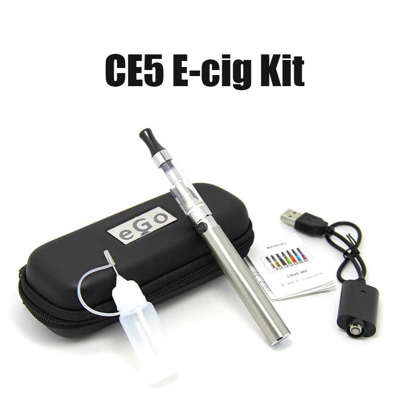 1PC lot CE5 kit E cigarette Ego starter kit CE5 no wick vapor atomizer tank Electronic