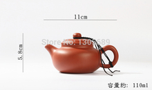 120ml mini tea pot chinese Yixing zisha purple clay teapot kung fu tea set good quality