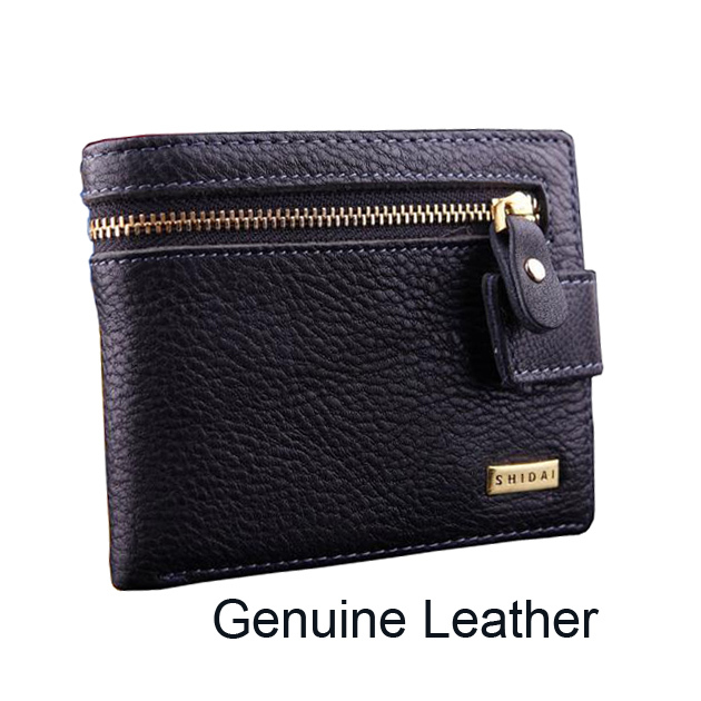 Hot Sale men s genuine leather wallet fashion designer brand busness casual with coin pocket purse