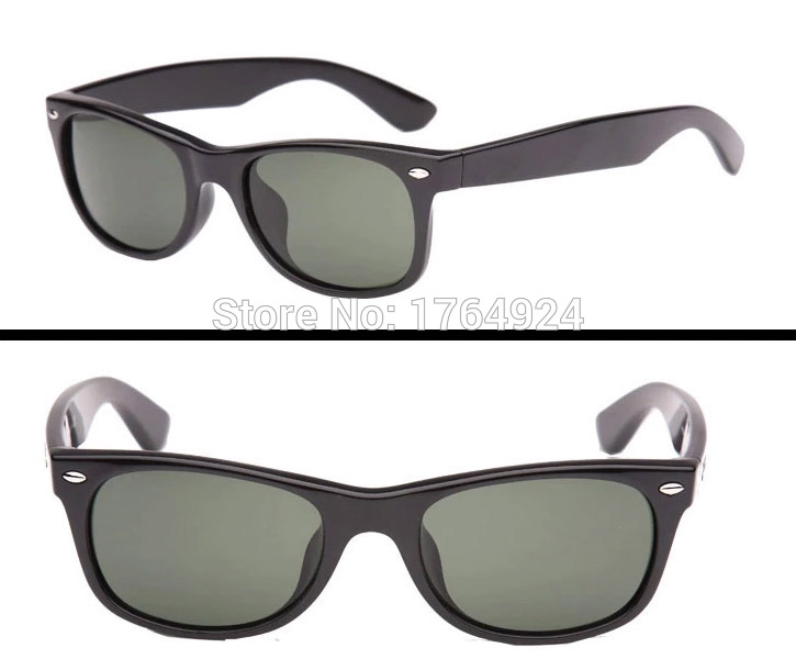 Hot sale Original quality New Wayfarer sunglasses women brand designer men glasses 2132 black acetate frame