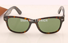 Hot sale Original quality New Wayfarer sunglasses women brand designer men glasses 2132 black acetate frame