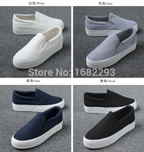 Free shipping 2015 to help low canvas shoes shallow mouth striped female of wind tide lazy