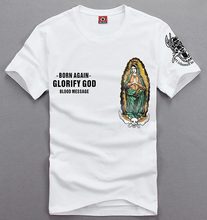 [Mikeal] Hip Hop T shirt for men element Harajuku tops tee shirt casual t-shirt print Glorify God Graphic tshirt mens clothing