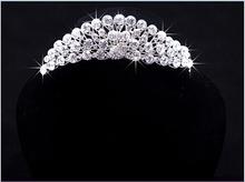  NEW Crystal Brides Act the Role ofing is Tasted Three Suits Necklace Earrings Crown Wedding
