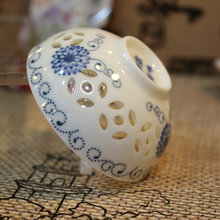 Drinkware Blue and White Coffee Tea Sets Bone China Tea Cup And Mug Ceramic Kung Fu