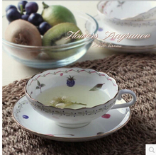 Super quality Bone China Tea Cup Ceramic Coffee cup Tea set Black Tea Cup Free shipping