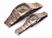 Vogue Ladies Jewelry relojes Designer Women Crystal Square Dial Stainless Steel Wrist Watch