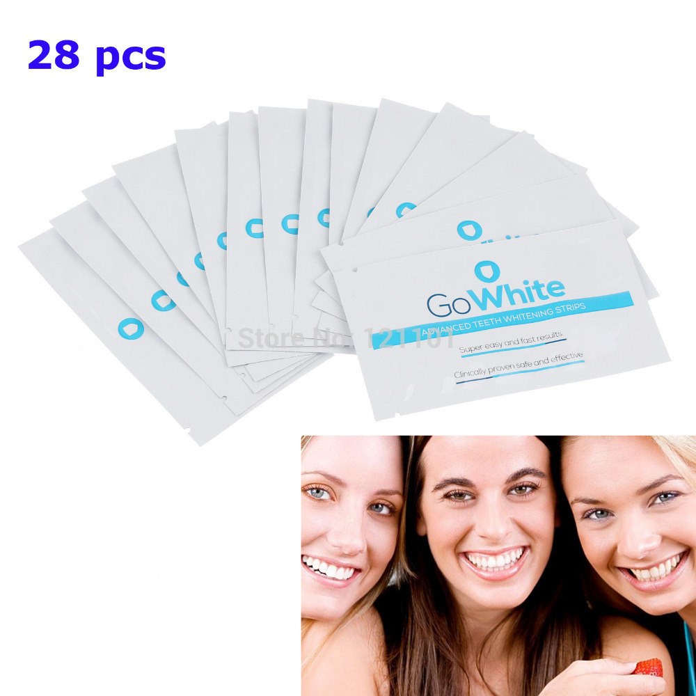 28 pcs box Professional Dental Teeth Whitening Strips Non Peroxide Home Tooth Bleaching Whiter White Strips