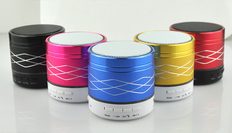 Factory direct S66U wireless Bluetooth stereo speaker with USB card aluminum