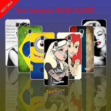 For Lenovo A536 A358T Case Russia Brazil Flag Despicable Me Marilyn Monroe Audrey Hepburn Hard Cell