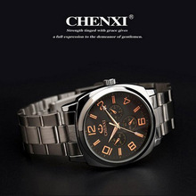 New Full Steel Watches Men Quartz Sports Casual Fashion Brand Relogio Watches Clock Male Gift QN3783