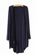 Free shipping women Oversized Cardigan plus size long cardigans large size 2015 spring Autumn ladies open