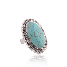 R116 Wholesale 4 styles randomly send Nation Bohemian style Turquoise Ring jewelry for women 2015 randomly