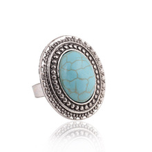 R116 Wholesale 4 styles randomly send Nation Bohemian style Turquoise Ring jewelry for women 2015 randomly