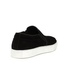 2015 new casual black color shoes women flats with elastic band genuine Leather mcq shoes women