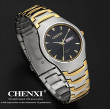 2015 Brand 3 colors optional Steel Watches Men s Diamond Calendar Classic Business Watch Waterproof Quartz