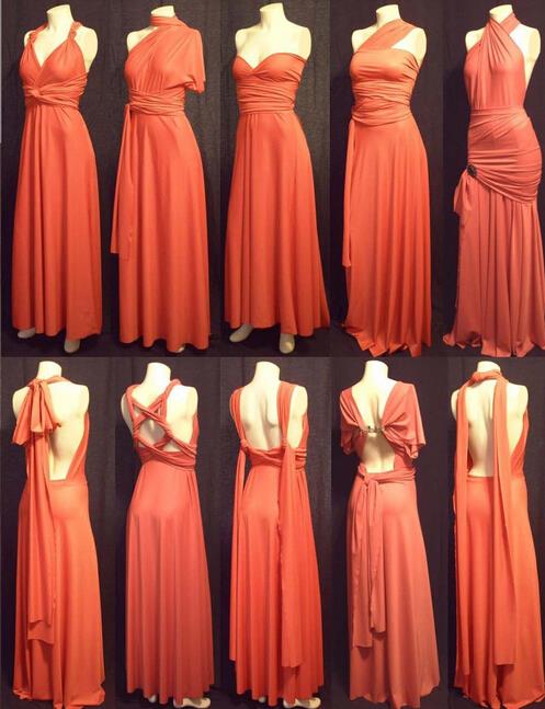 Lq infinity style multi wrap convertible long dress red multi Lq infinity style multi wrap convertible long dress red multi