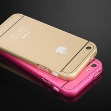 with LOGO Case for iphone 5C Metal Aluminum Frame Acrylic Back Cover Phone Full Protective Bags