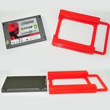 2.5 to 3.5 Inch SSD HDD Hard Disk Mounting Adapter Bracket Dock Holder Plastics Red  For Notebook PC SSD Holder #1JT